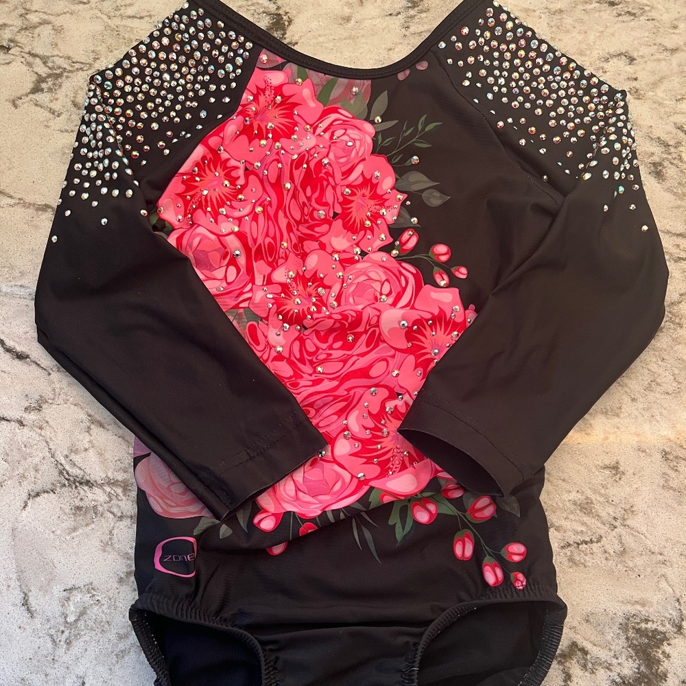 OZone competition gymnastics leotard youth large